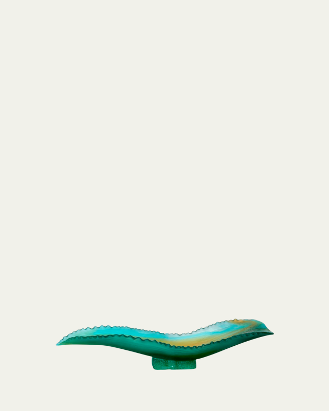Jardin de Cactus Agave Leaf Centerpiece